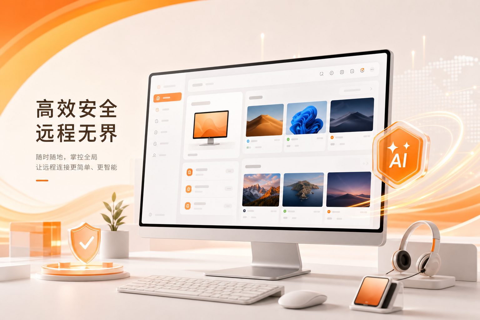 向日葵远程电脑客户端画面